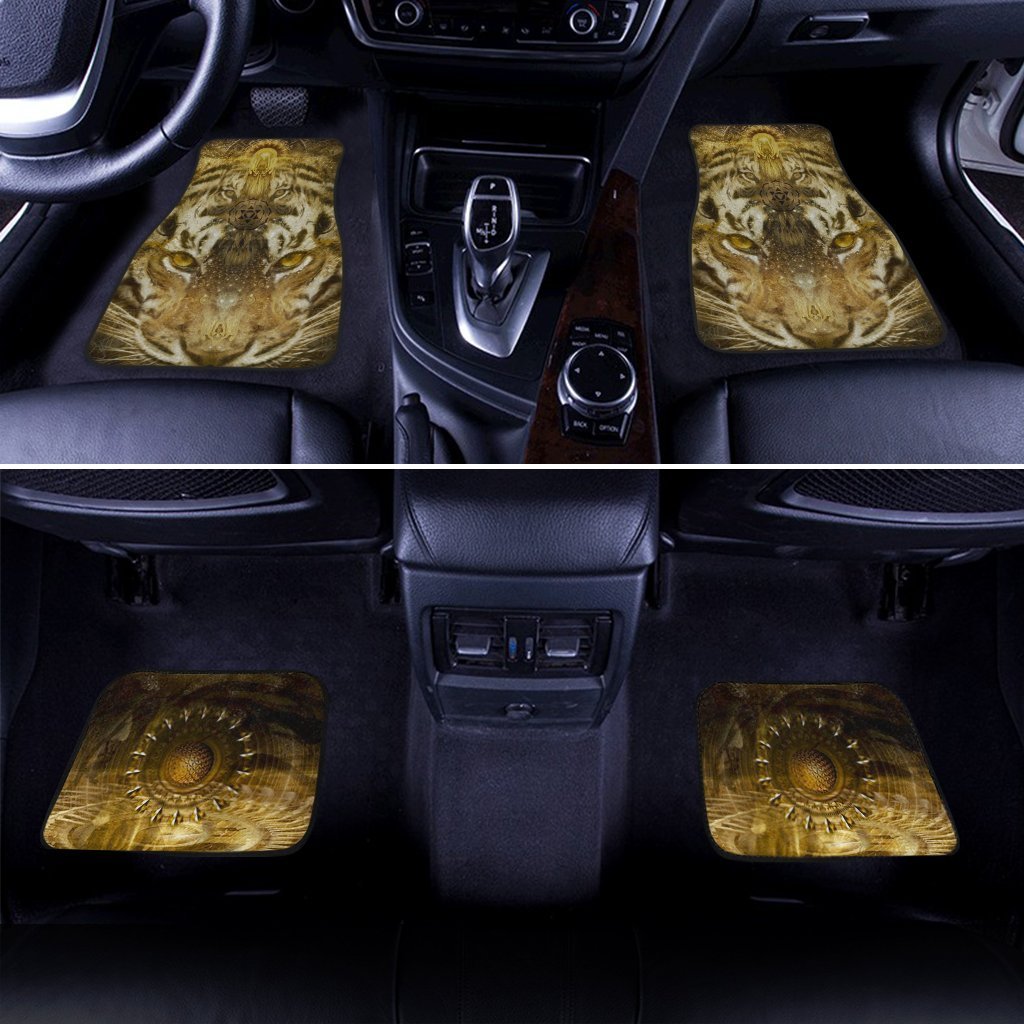Tiger Car Floor Mats Custom Cool Car Accessories - Gearcarcover - 2