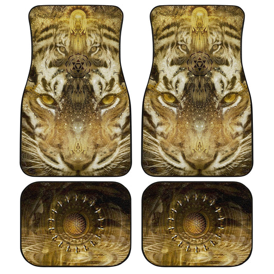 Tiger Car Floor Mats Custom Cool Car Accessories - Gearcarcover - 1