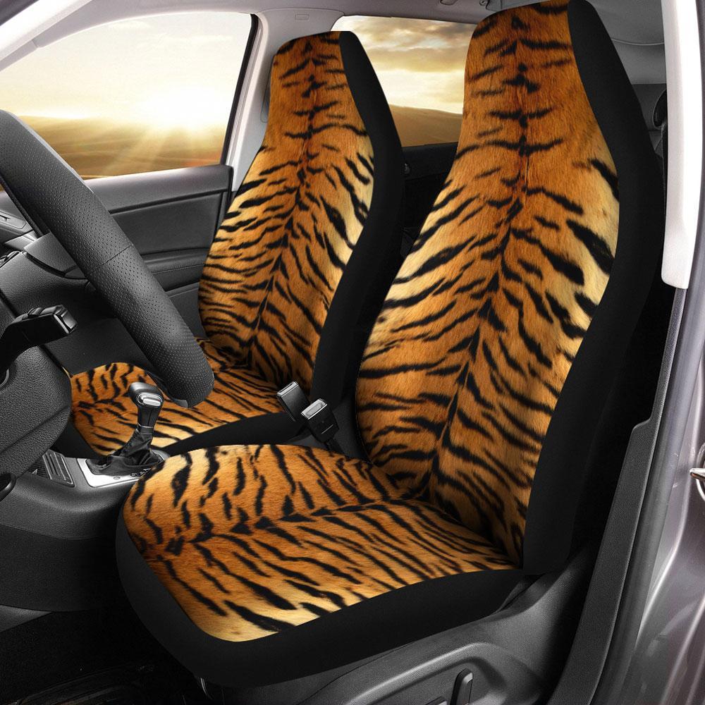 Tiger Car Seat Covers Printed Custom Animal Skin Car Accessories - Gearcarcover - 1