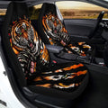 Tiger Fight Car Seat Covers Custom Wild Animal Tiger Car Accessories - Gearcarcover - 2