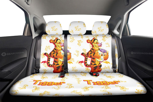Tigger Car Back Seat Cover Custom Cartoon Car Accessories - Gearcarcover - 2