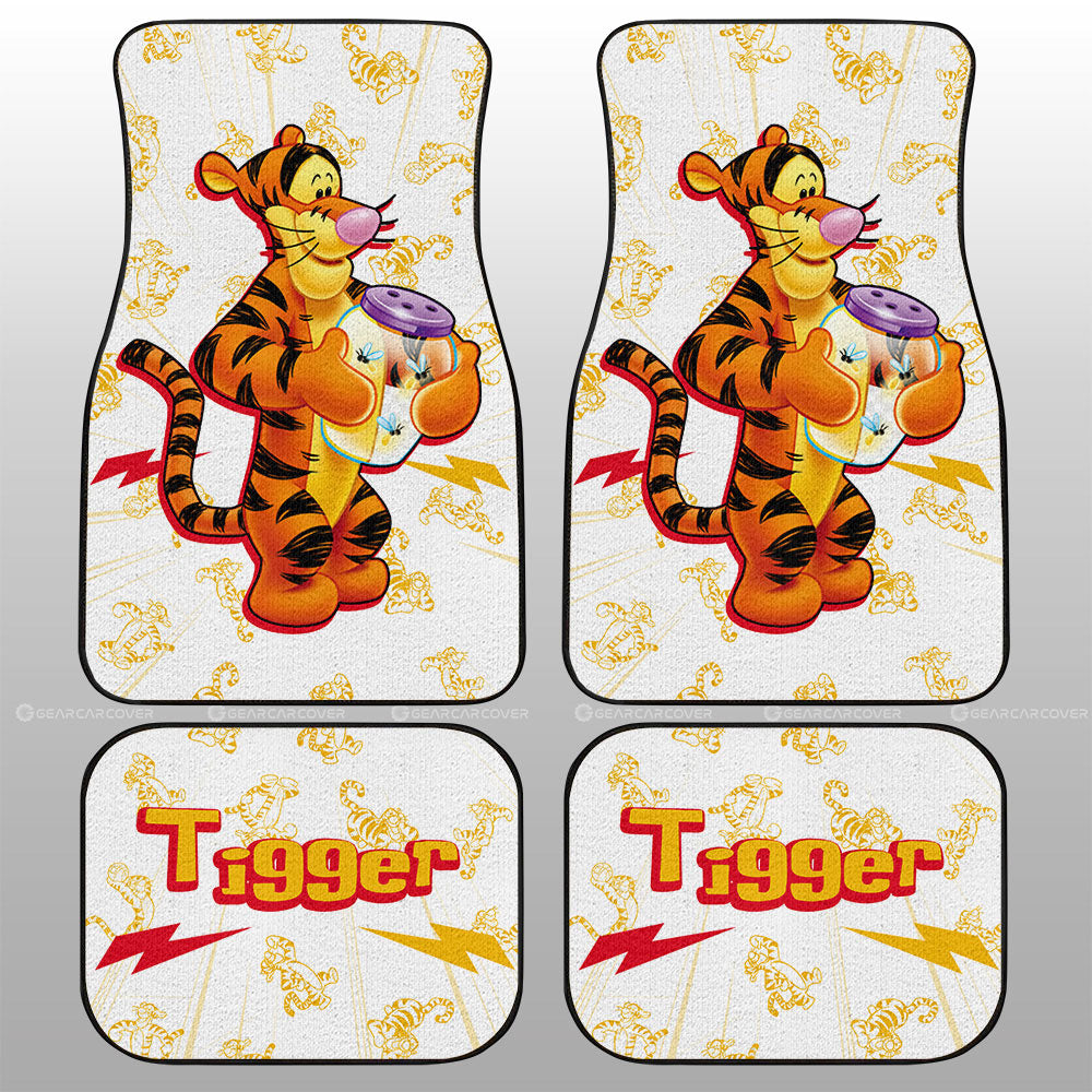 Tigger Car Floor Mats Custom Cartoon Car Accessories - Gearcarcover - 1