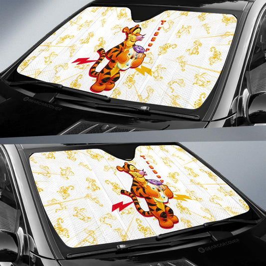 Tigger Car Sunshade Custom Cartoon Car Accessories - Gearcarcover - 2