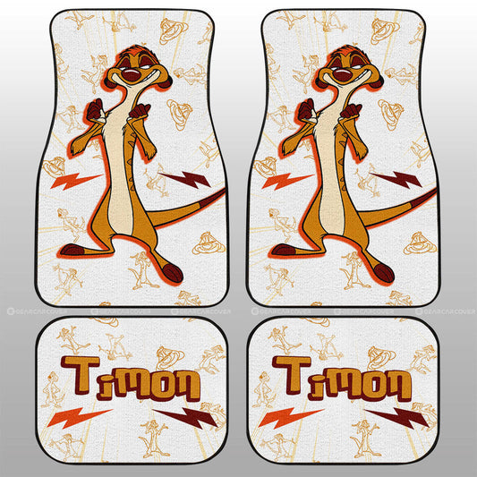 Timon Car Floor Mats Custom Cartoon Car Accessories - Gearcarcover - 1