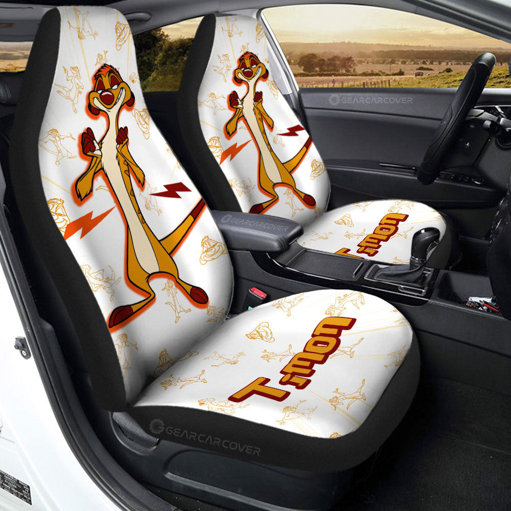 Timon Car Seat Covers Custom Cartoon Car Accessories - Gearcarcover - 1