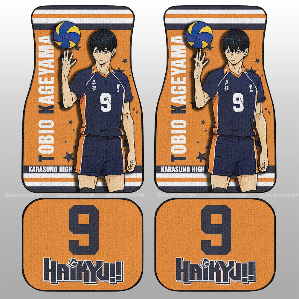 Tobio Kageyama Car Floor Mats Custom Haikyuu Anime Car Accessories - Gearcarcover - 2