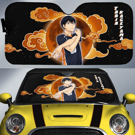 Tobio Kageyama Car Sunshade Custom For Haikyuu Anime Fans - Gearcarcover - 1