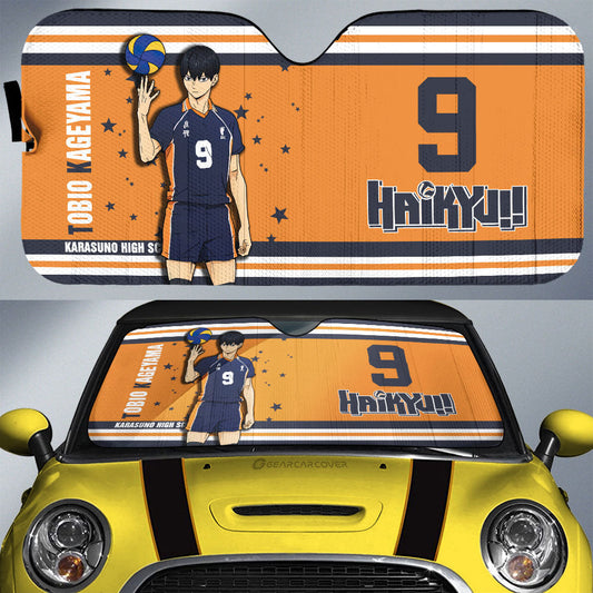 Tobio Kageyama Car Sunshade Custom Haikyuu Anime Car Accessories - Gearcarcover - 1