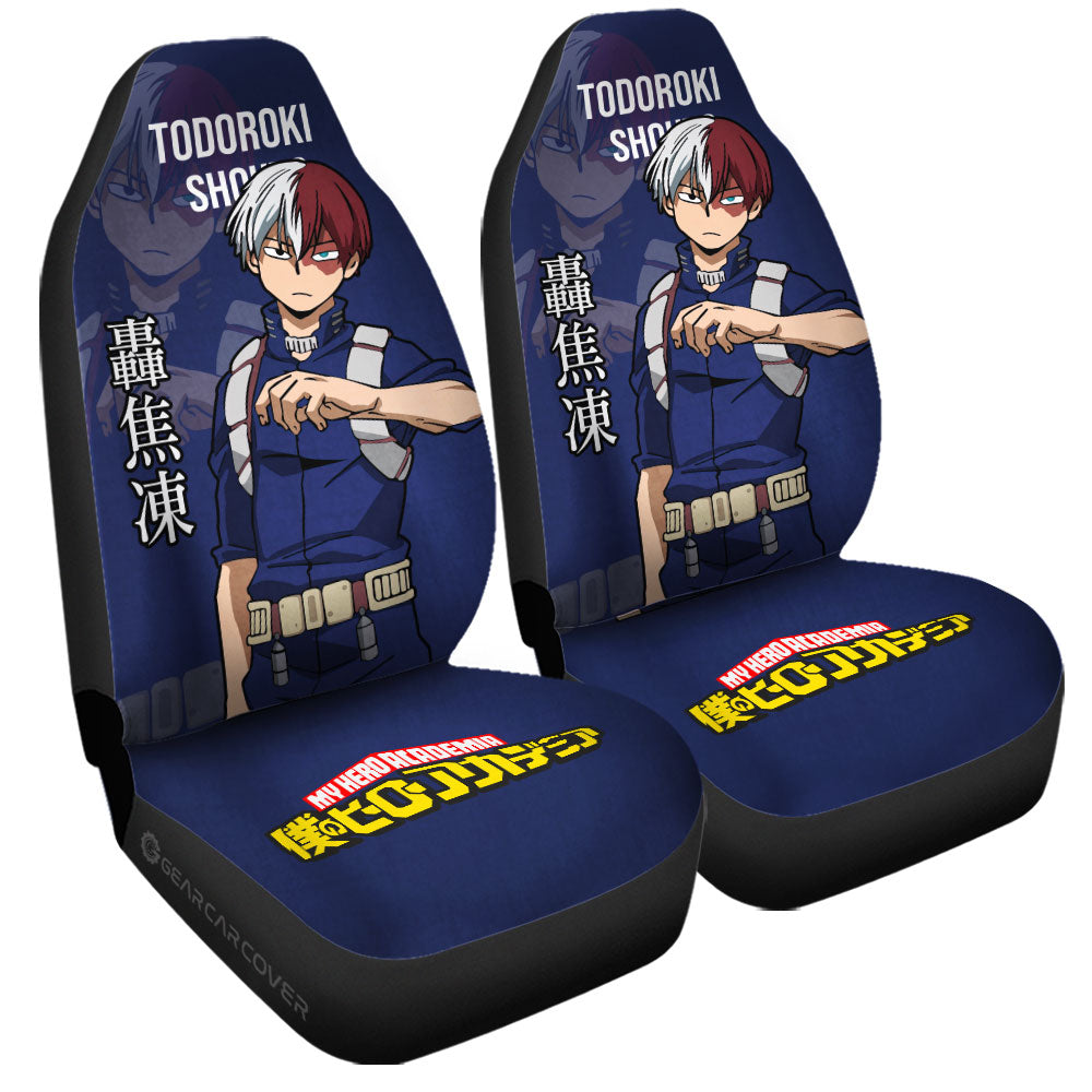 Todoroki Shouto Car Seat Covers Custom My Hero Academia Car Accessories For Anime Fans - Gearcarcover - 3