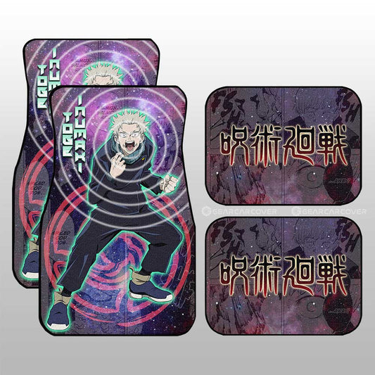 Toge Inumaki Car Floor Mats Custom Jujutsu Kaisen Anime Galaxy Manga Style - Gearcarcover - 1