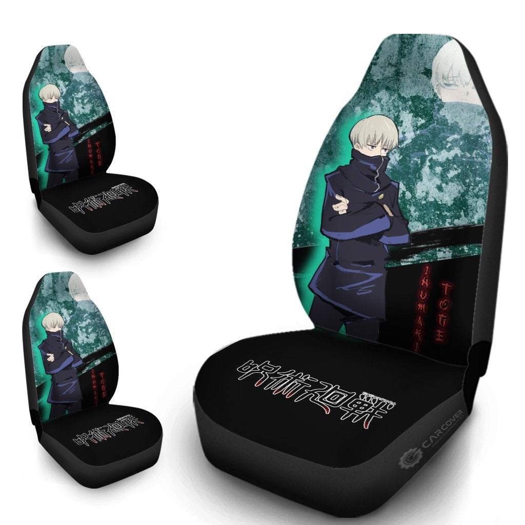 Toge Inumaki Car Seat Covers Custom Anime Jujutsu Kaisen Car Accessori