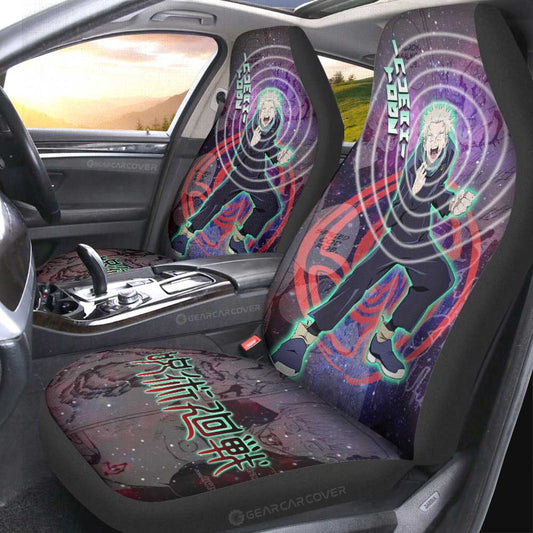 Toge Inumaki Car Seat Covers Custom Jujutsu Kaisen Anime Galaxy Manga Style - Gearcarcover - 2