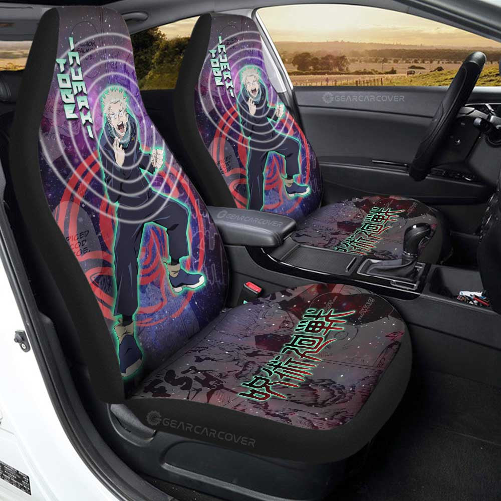 Toge Inumaki Car Seat Covers Custom Jujutsu Kaisen Anime Galaxy Manga Style - Gearcarcover - 1