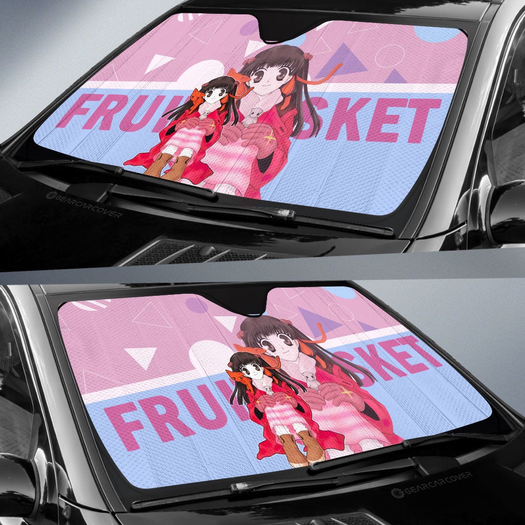 Tohru Honda Car Sunshade Custom Fruit Basket Anime Car Accessories - Gearcarcover - 2