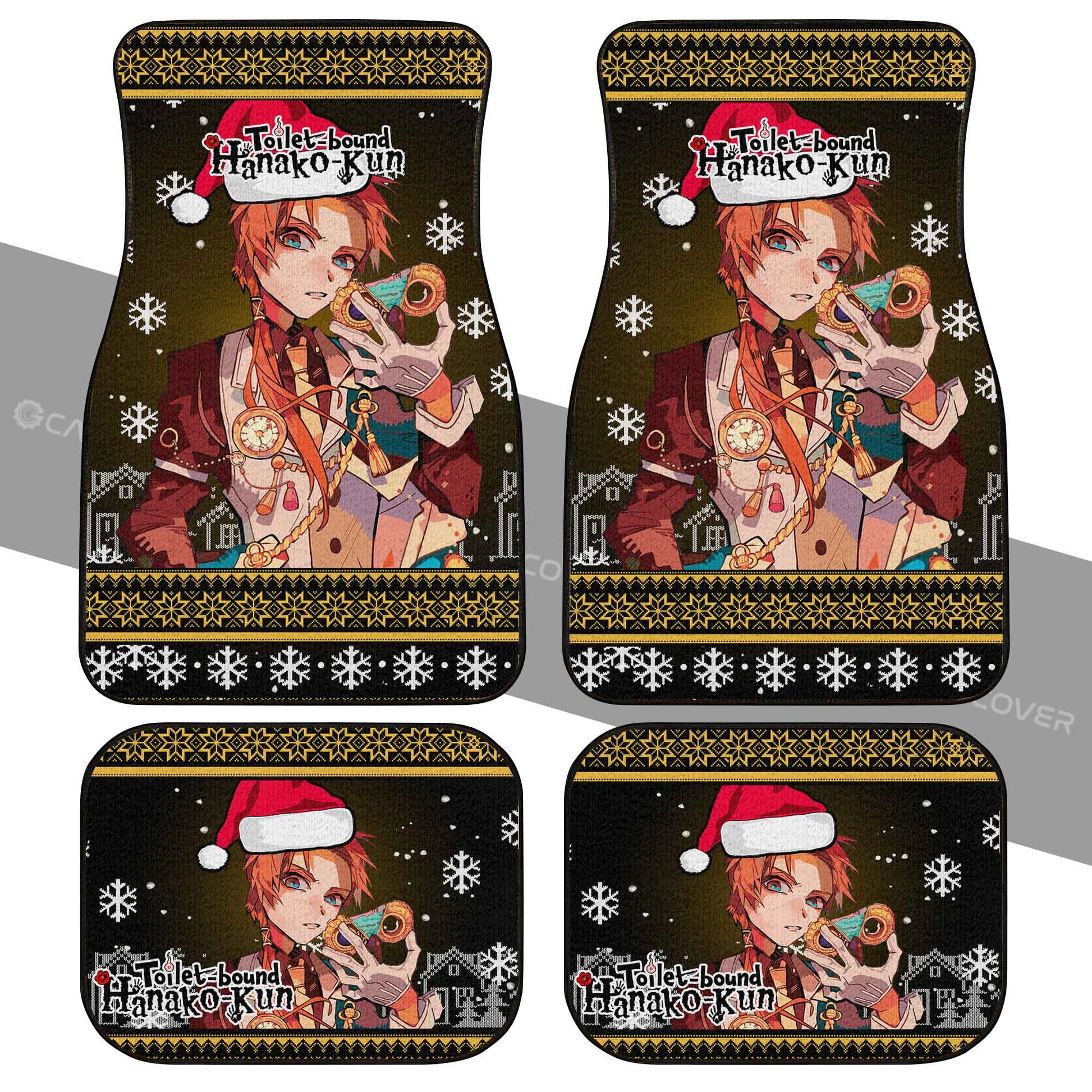 Toilet-Bound Hanako-kun Aoi Akane Car Floor Mats Custom Anime Christmas Car Accessories - Gearcarcover - 2