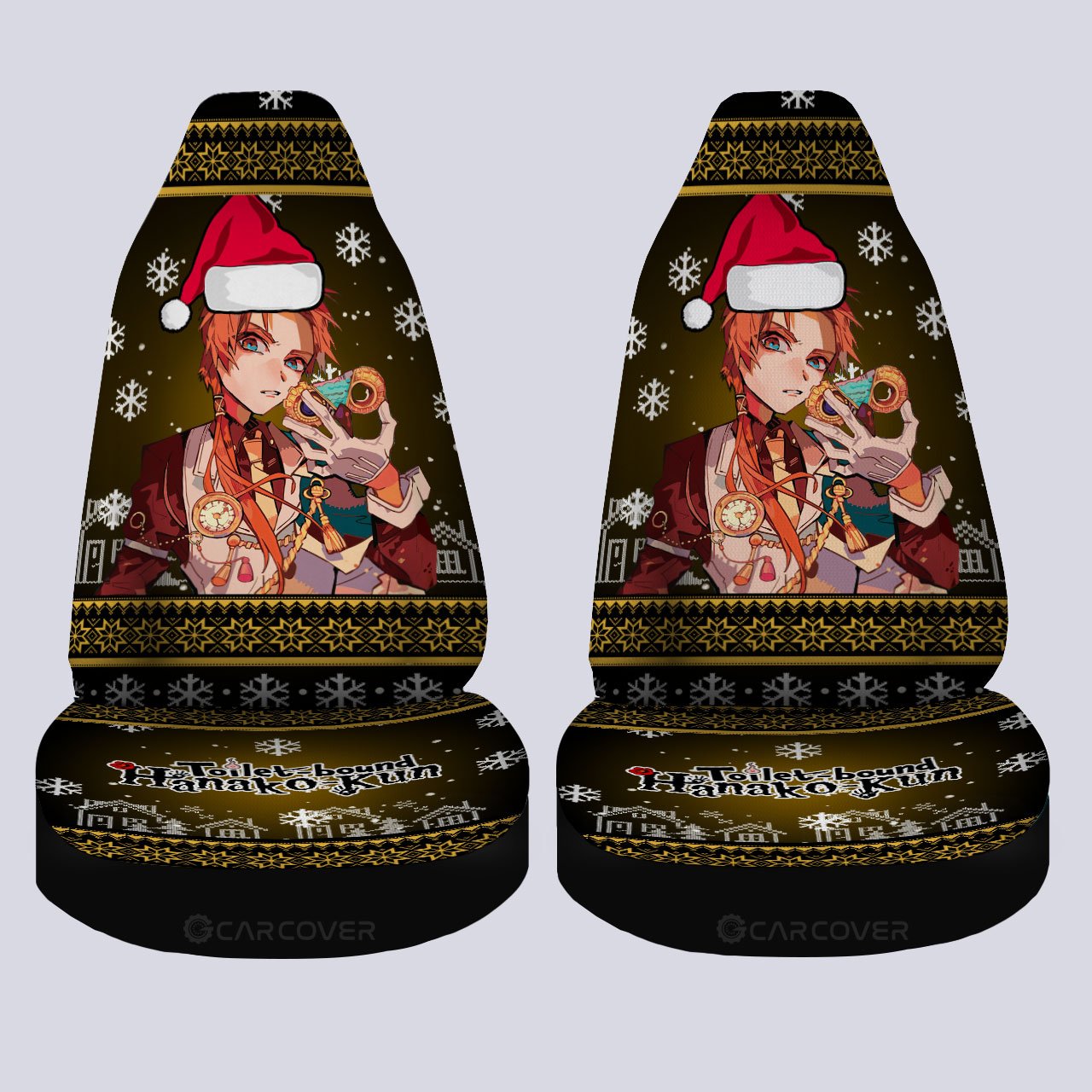 Toilet-Bound Hanako-kun Aoi Akane Car Seat Covers Custom Anime Christmas Car Accessories - Gearcarcover - 4