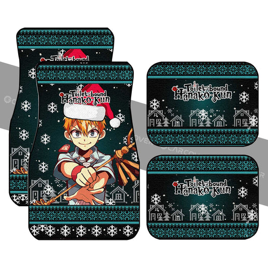 Toilet-Bound Hanako-kun Kou Minamoto Car Floor Mats Custom Christmas Anime Car Interior Accessories - Gearcarcover - 1