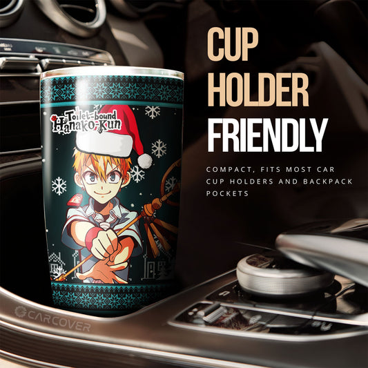 Toilet-Bound Hanako-kun Kou Minamoto Tumbler Cup Custom Christmas Anime Car Interior Accessories - Gearcarcover - 2