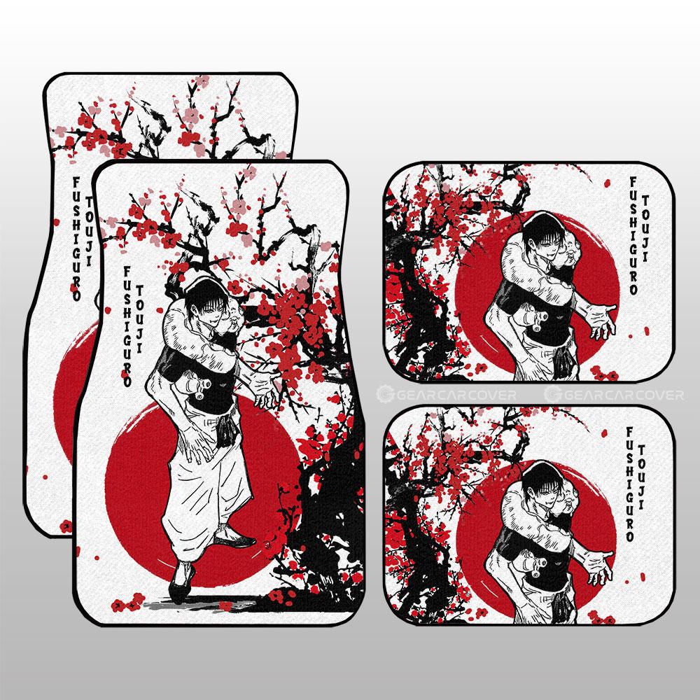 Toji Fushiguro Car Floor Mats Custom Japan Style Jujutsu Kaisen Anime Car Accessories - Gearcarcover - 1