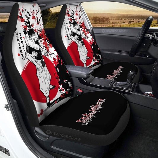 Toji Fushiguro Car Seat Covers Custom Japan Style Jujutsu Kaisen Anime Car Accessories - Gearcarcover - 1