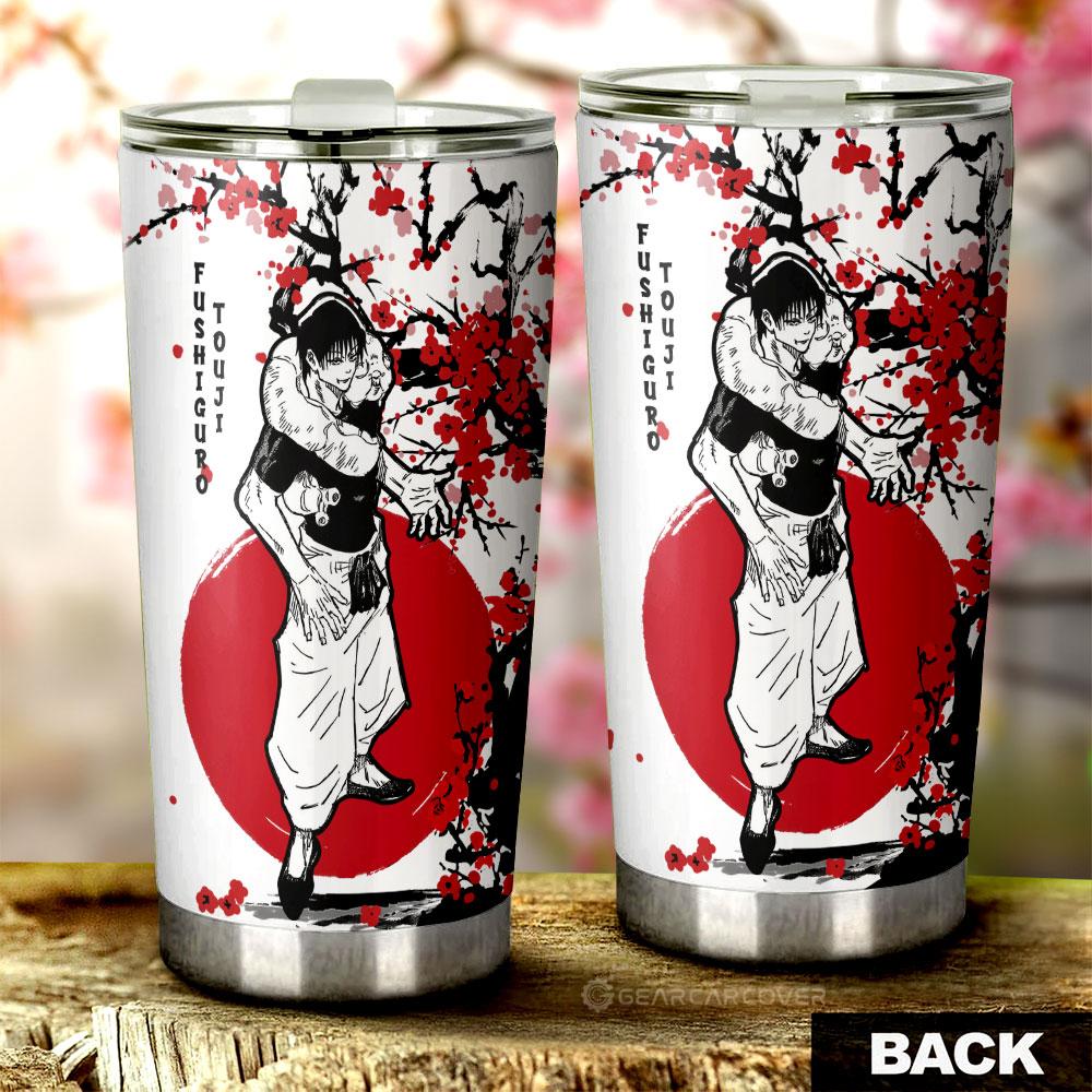 Toji Fushiguro Tumbler Cup Custom Japan Style Jujutsu Kaisen Anime Car Accessories - Gearcarcover - 3