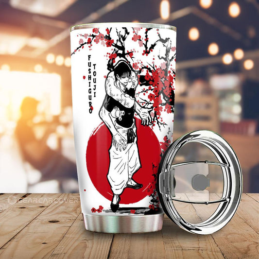 Toji Fushiguro Tumbler Cup Custom Japan Style Jujutsu Kaisen Anime Car Accessories - Gearcarcover - 1