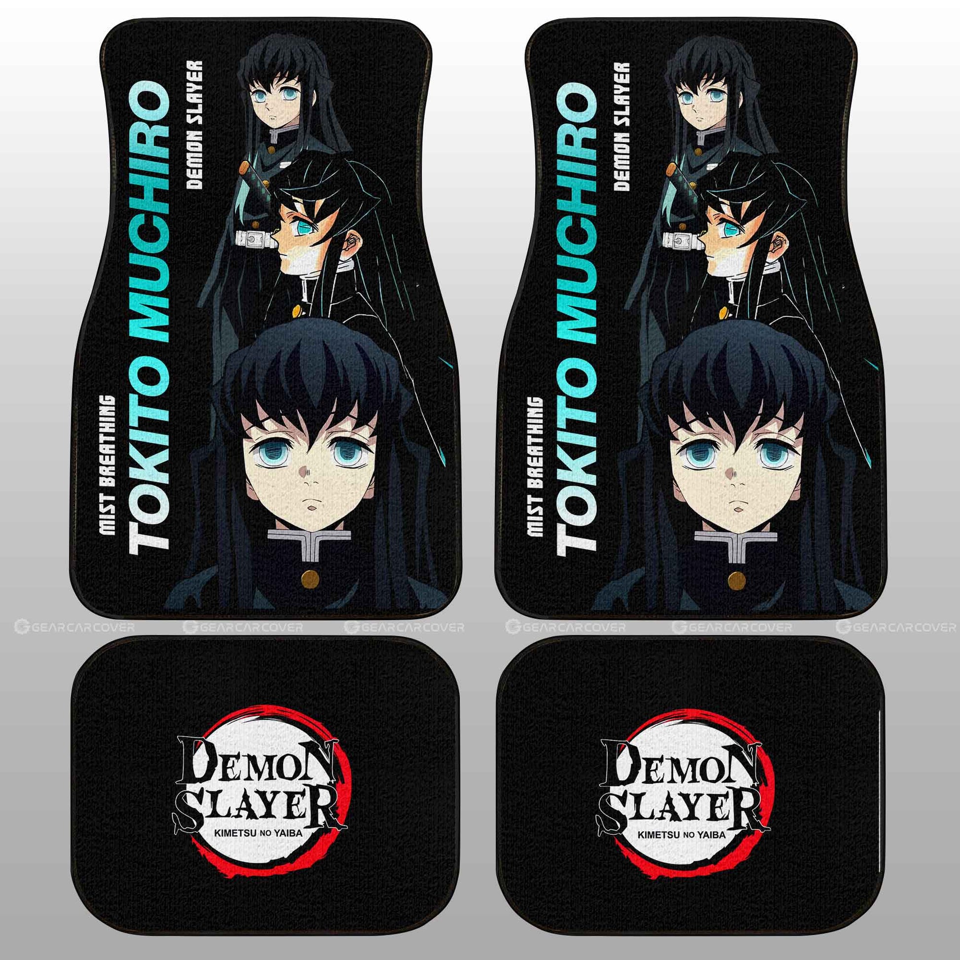 Tokitou Muichirou Car Floor Mats Custom Demon Slayer Anime - Gearcarcover - 2