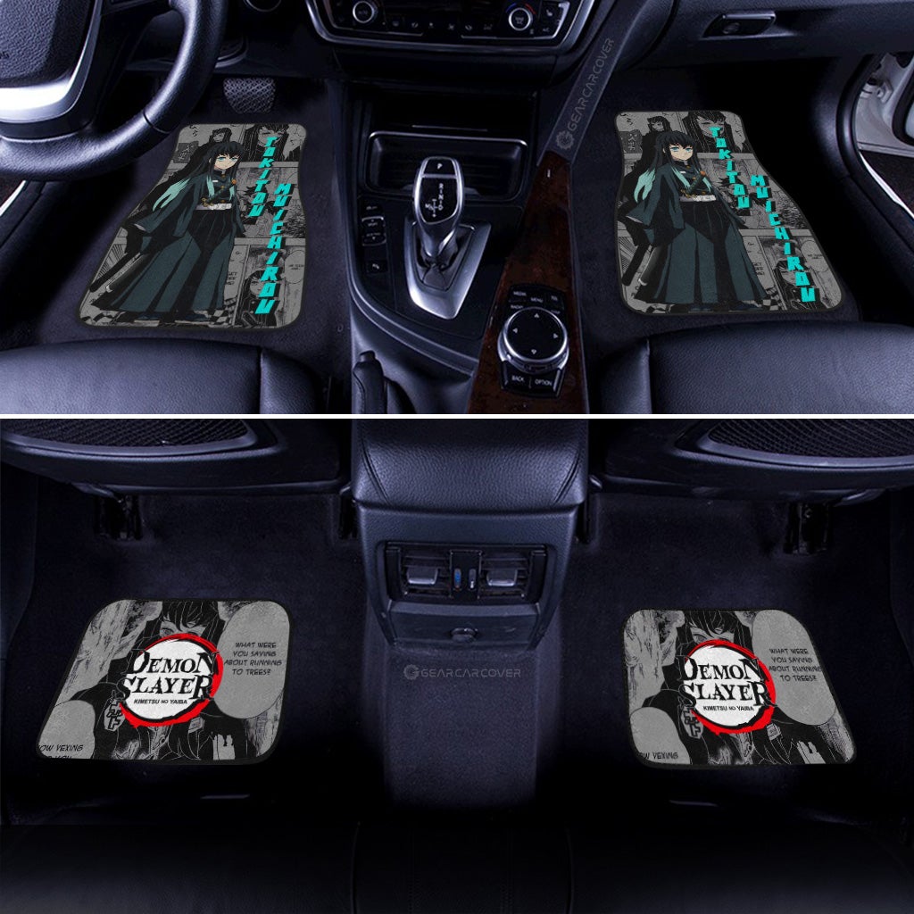 Tokitou Muichirou Car Floor Mats Custom Demon Slayer Anime Mix Mangas - Gearcarcover - 3