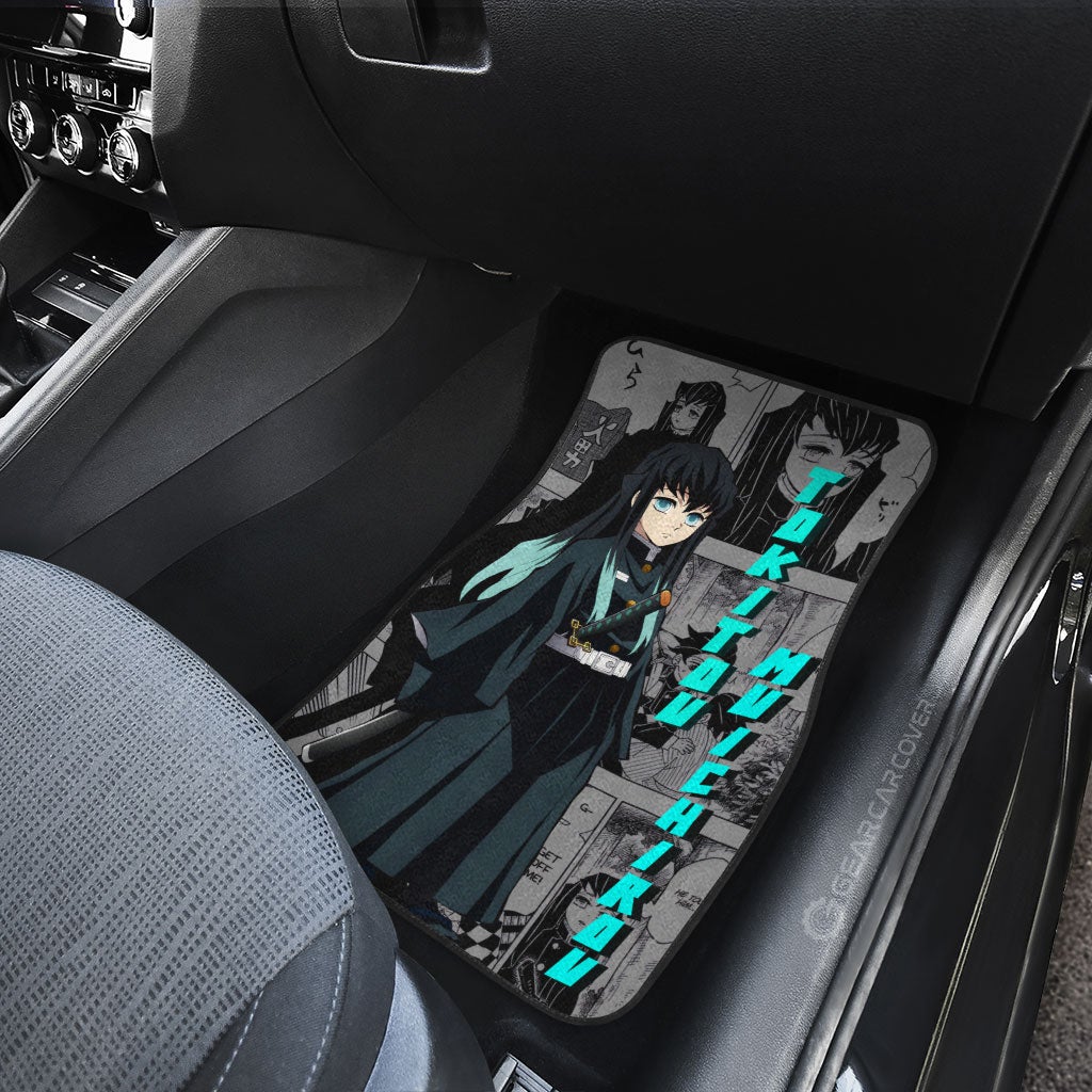 Tokitou Muichirou Car Floor Mats Custom Demon Slayer Anime Mix Mangas - Gearcarcover - 4