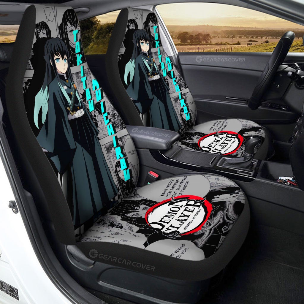 Tokitou Muichirou Car Seat Covers Custom Demon Slayer Anime Mix Mangas - Gearcarcover - 1