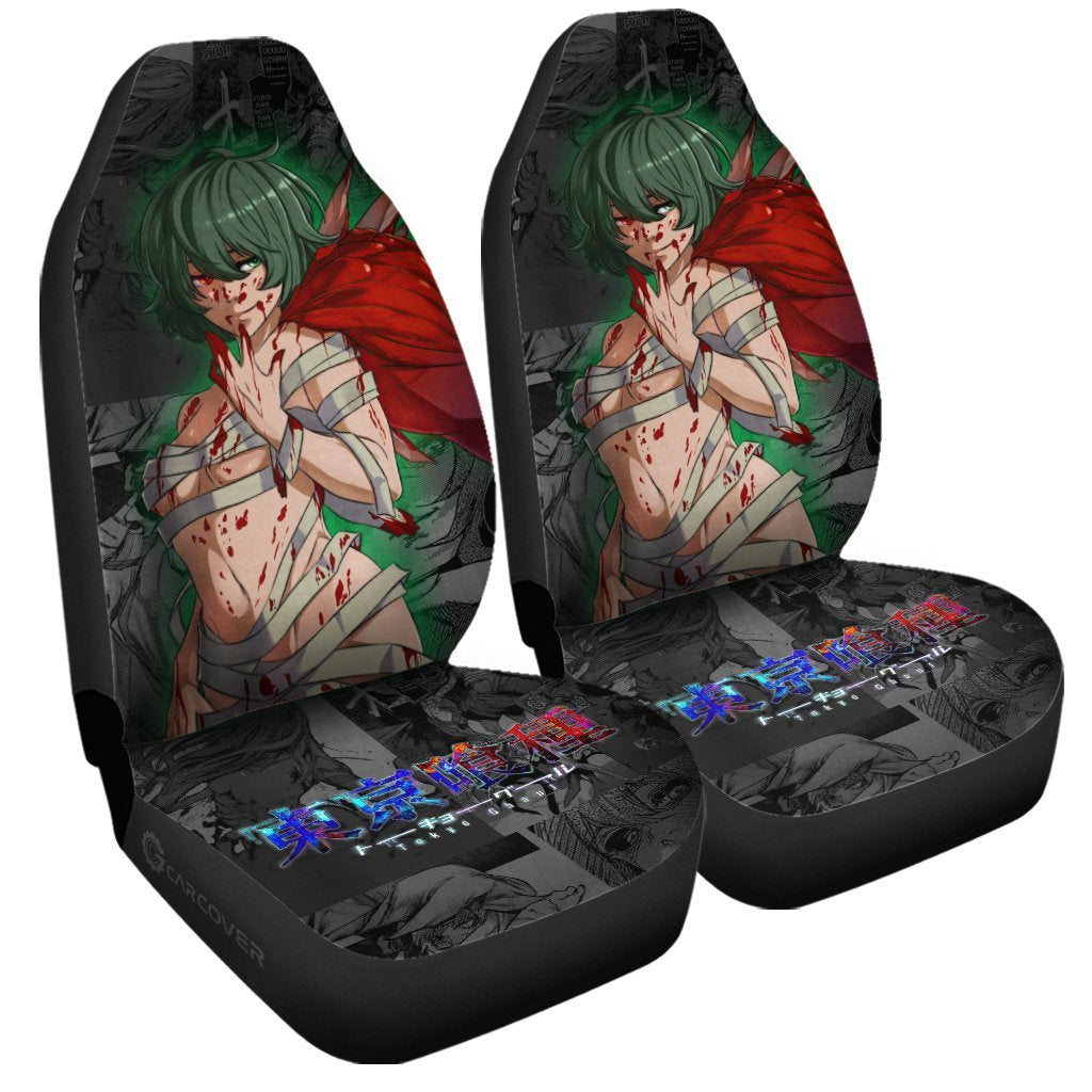 Tokyo Ghoul Eto Yoshimura Car Seat Covers Custom Anime Car Accessories - Gearcarcover - 3