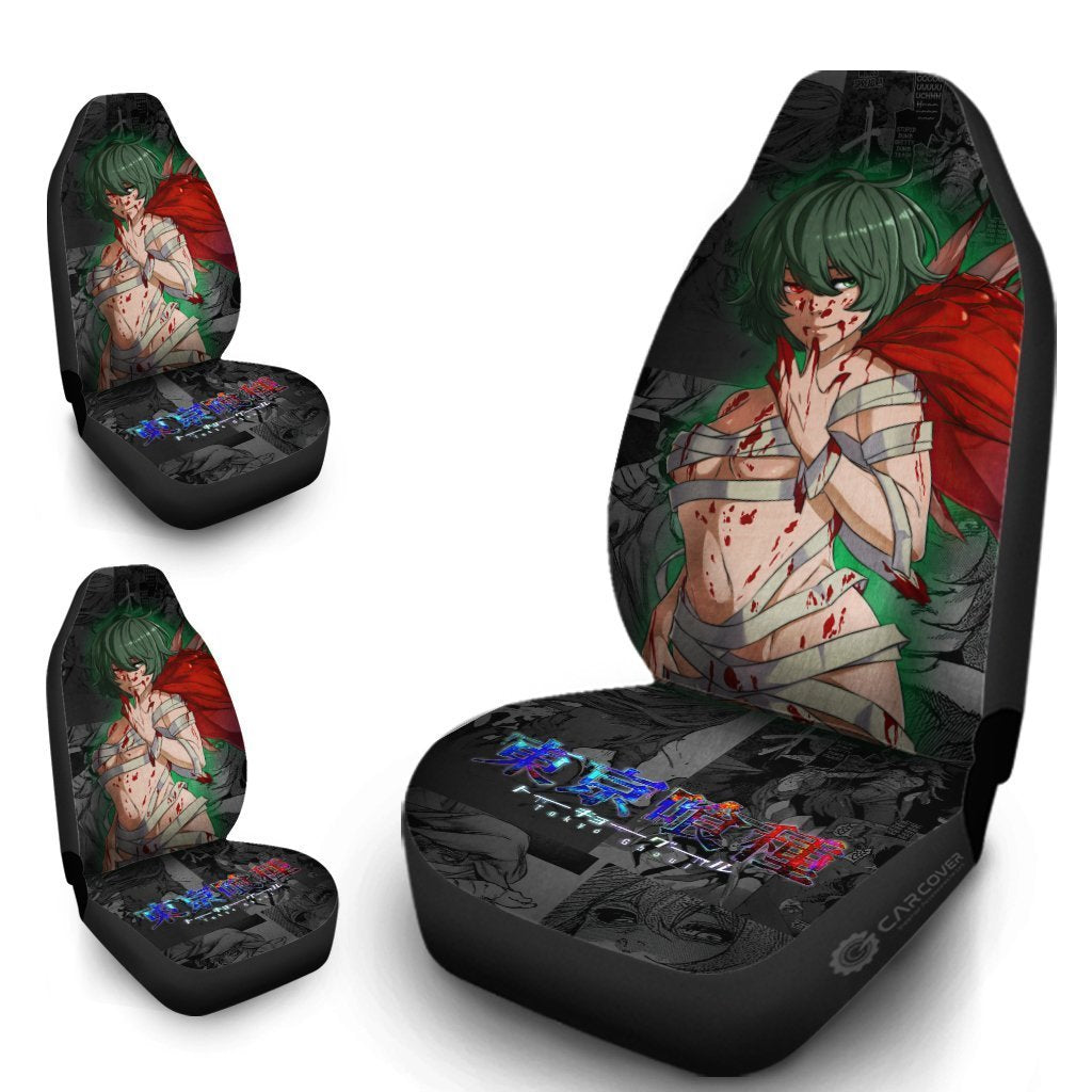 Tokyo Ghoul Eto Yoshimura Car Seat Covers Custom Anime Car Accessories - Gearcarcover - 4