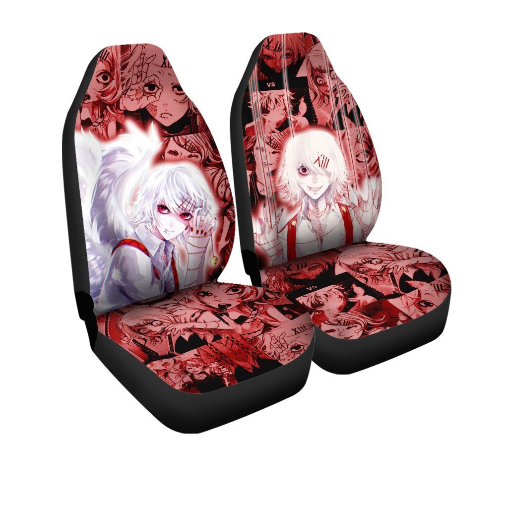 Tokyo Ghoul Juuzou Suzuya Car Seat Covers Custom Anime Car Accessories - Gearcarcover - 3