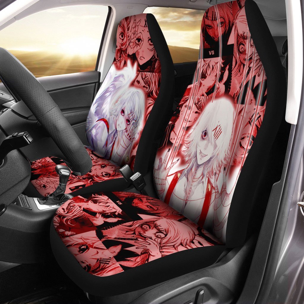 Tokyo Ghoul Juuzou Suzuya Car Seat Covers Custom Anime Car Accessories - Gearcarcover - 1