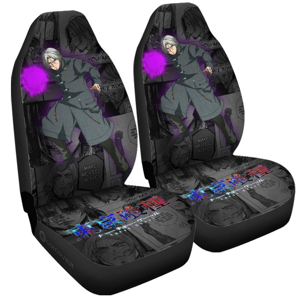 Tokyo Ghoul Renji Yomo Car Seat Covers Custom Anime Car Interior Accessories - Gearcarcover - 3