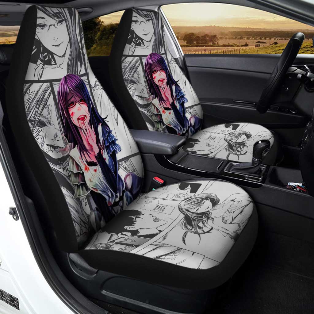 Tokyo Ghoul Rize Kamishiro Car Seat Covers Anime Car Accessories - Gearcarcover - 2