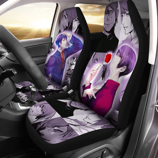 Tokyo Ghoul Shuu Tsukiyama Car Seat Covers Custom Anime Car Accessories - Gearcarcover - 1