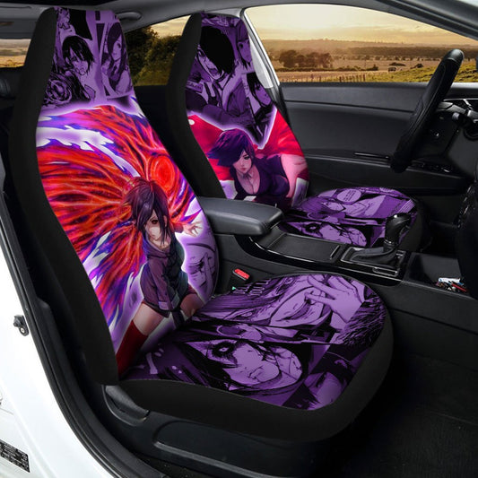 Tokyo Ghoul Touka Kirishima Car Seat Covers Custom Anime Car Accessories - Gearcarcover - 2