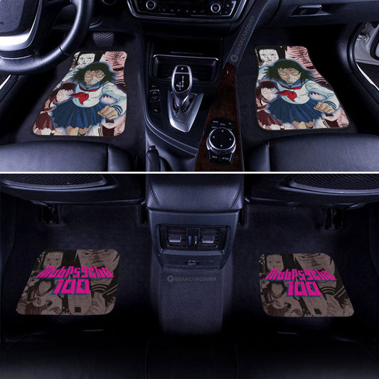 Tome Kurata Car Floor Mats Custom Mob Psycho 100 Anime Car Interior Accessories - Gearcarcover - 2