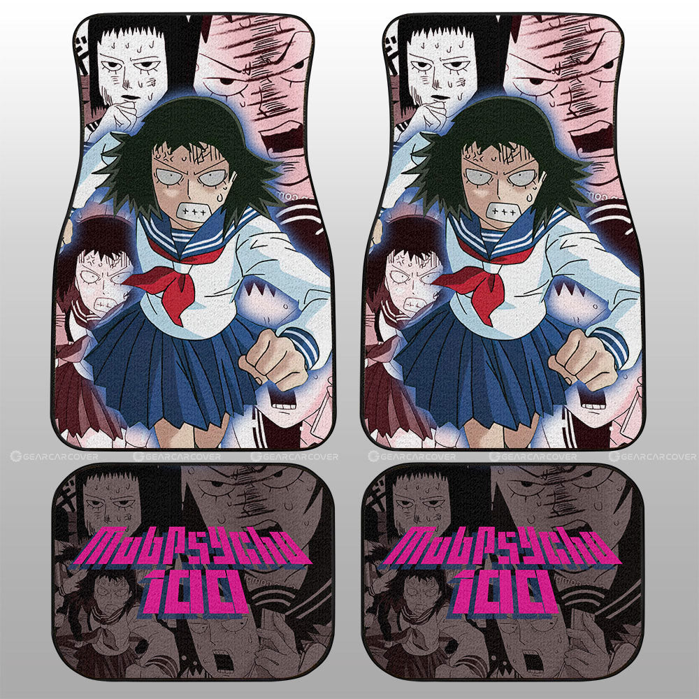 Tome Kurata Car Floor Mats Custom Mob Psycho 100 Anime Car Interior Accessories - Gearcarcover - 1