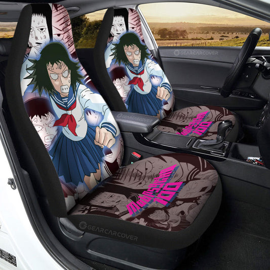 Tome Kurata Car Seat Covers Custom Mob Psycho 100 Anime Car Accessories - Gearcarcover - 2