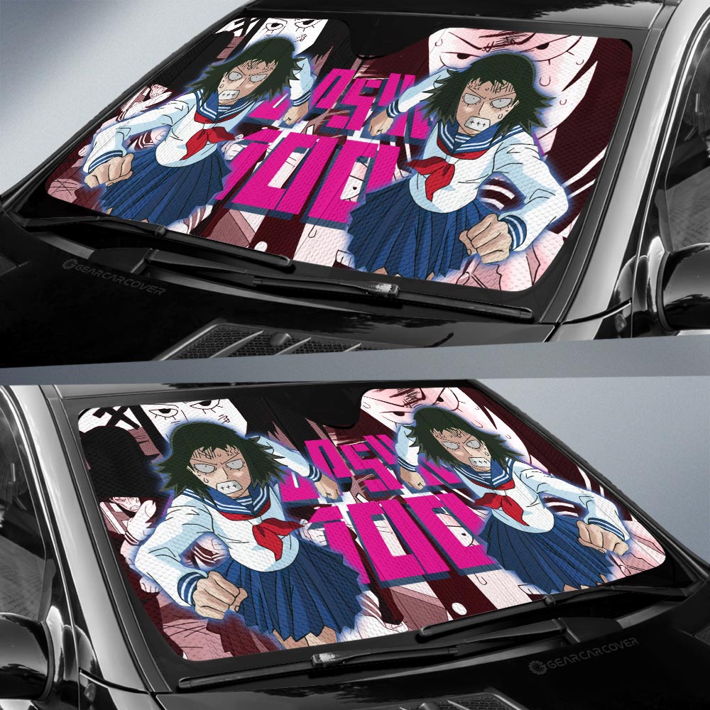 Tome Kurata Car Sunshade Custom Mob Psycho 100 Anime Car Accessories For Fans - Gearcarcover - 3