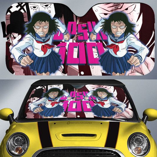 Tome Kurata Car Sunshade Custom Mob Psycho 100 Anime Car Accessories For Fans - Gearcarcover - 1