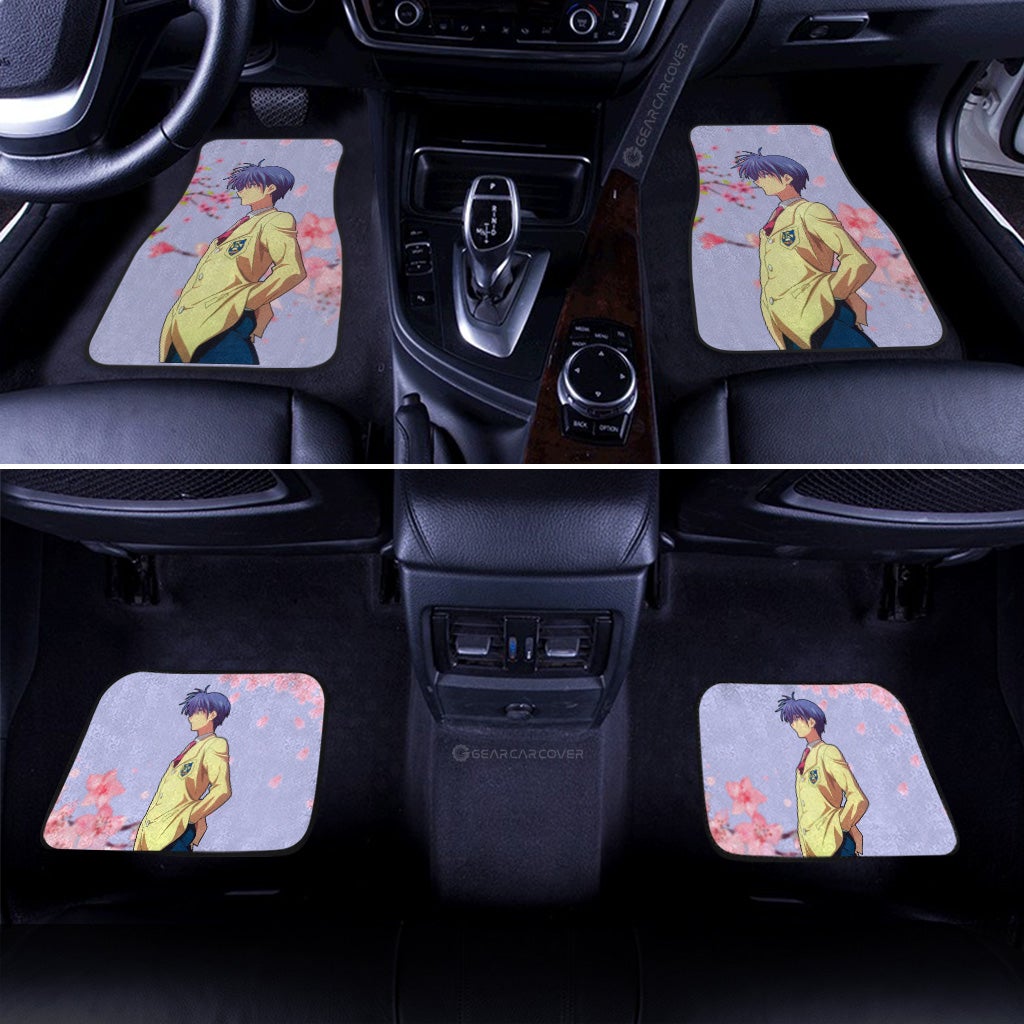Tomoya Okazaki Car Floor Mats Custom Clannad Anime Car Accessories - Gearcarcover - 3