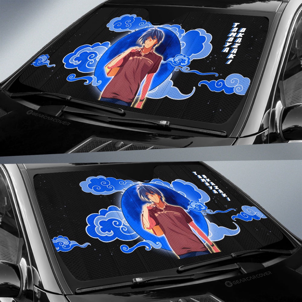 Tomoya Okazaki Car Sunshade Custom Clannad Anime Car Accessories - Gearcarcover - 2