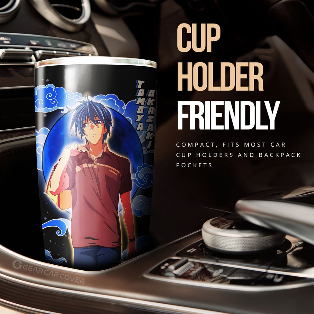 Tomoya Okazaki Tumbler Cup Custom Clannad Anime Car Accessories - Gearcarcover - 2