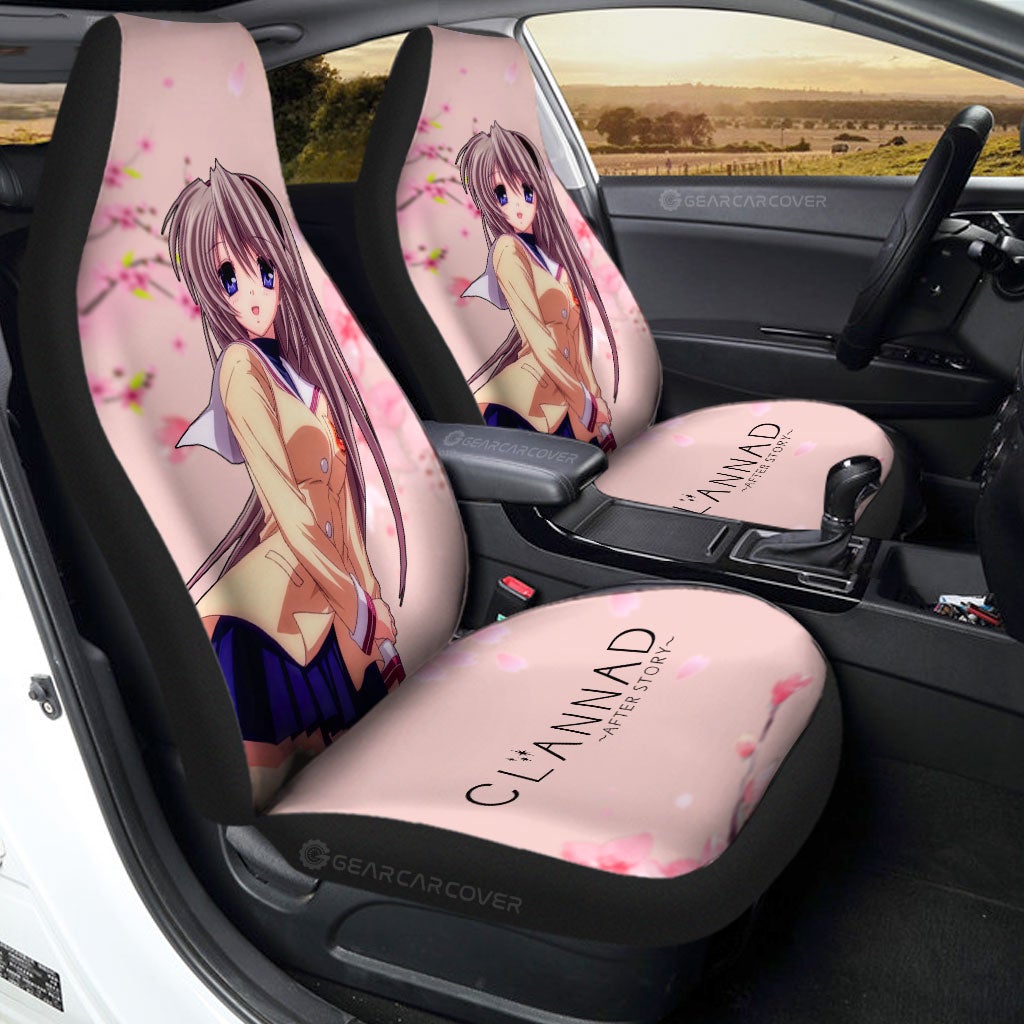Tomoyo Sakagami Car Seat Covers Custom Clannad Anime Car Accessories - Gearcarcover - 1
