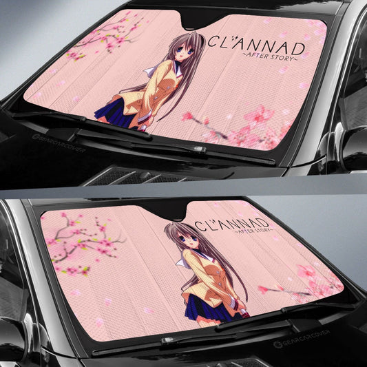 Tomoyo Sakagami Car Sunshade Custom Clannad Anime Car Accessories - Gearcarcover - 2
