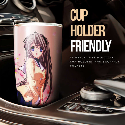 Tomoyo Sakagami Tumbler Cup Custom Clannad Anime Car Accessories - Gearcarcover - 2