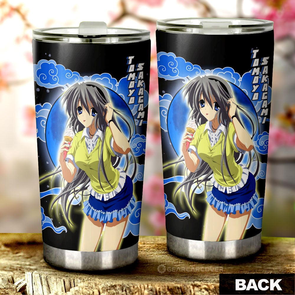 Tomoyo Sakagami Tumbler Cup Custom Clannad Anime Car Accessories - Gearcarcover - 3